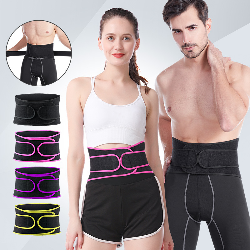 Sports Waist Protection Men's and Women's Outdoor Fitness Weightlifting Running Training Waist Adjustable Pressure Abdominal Belt Protector Cross-border