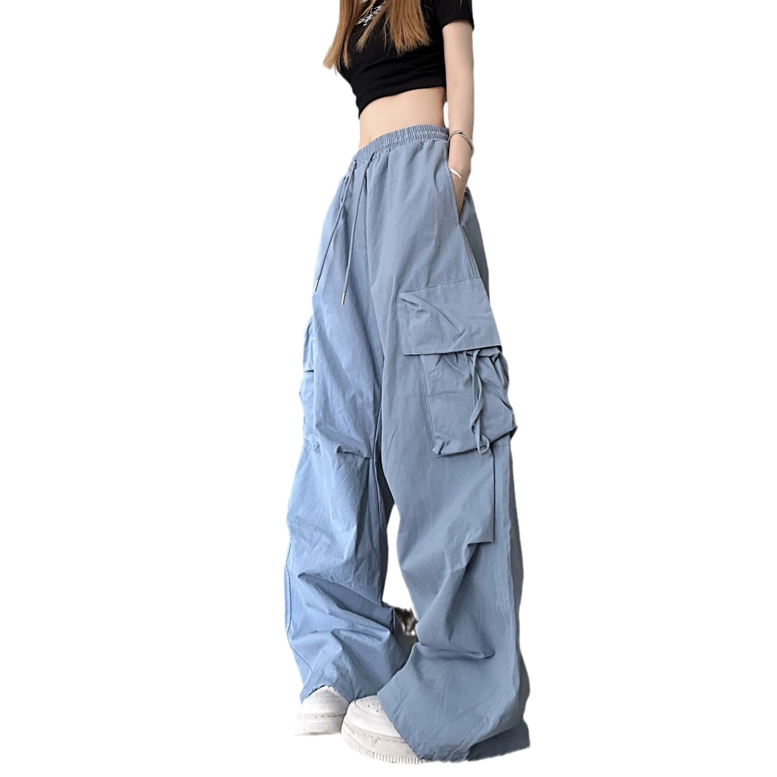 Летние брюки-чинос Slim Fit в американском стиле, 2024 год, свободный прямой крой
