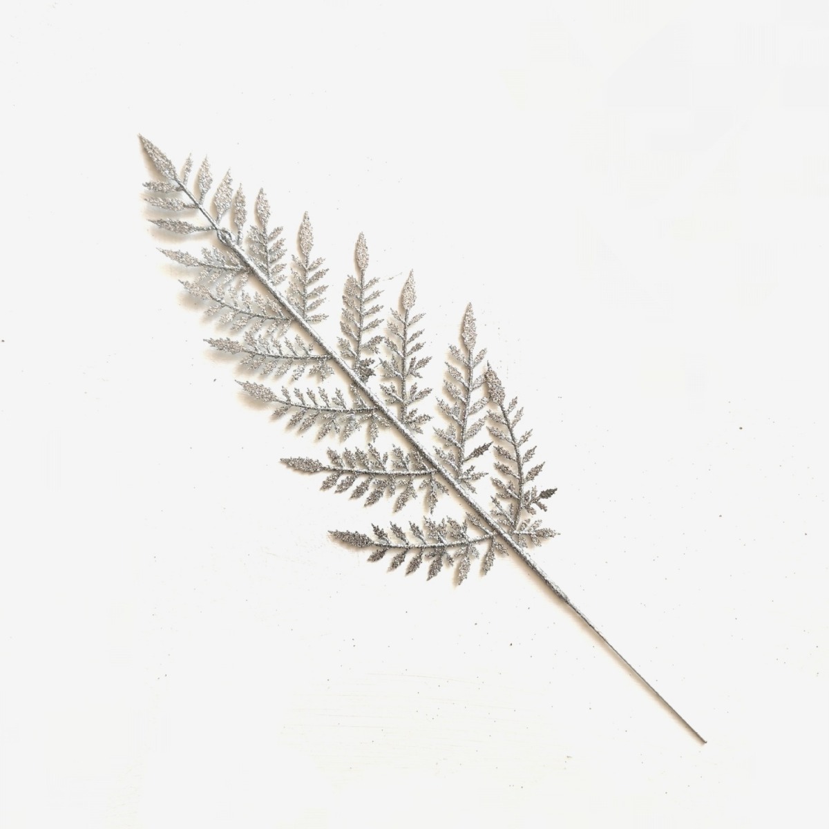 Nuevas plantas de Navidad transfronterizas decoración especial para el hogar decoración plástica imitación de 37cm hojas de polvo de oro