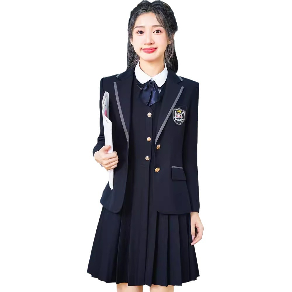 대학 스타일 학교 유니폼 JK 세트 유니폼 세트 중학생 고등학교 조기 게임 암송 의상 코러스 클래스 의상