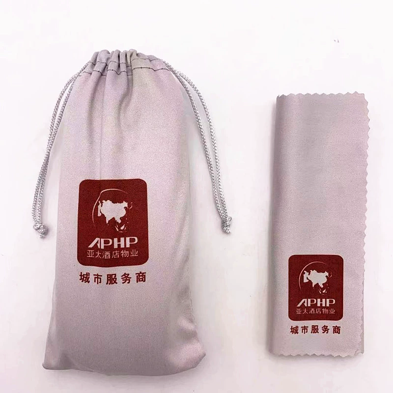 Пользовательские зеркало ткань зеркало сумка Солнцезащитные очки сумка волокна очки сумка костюм может сделать логотип