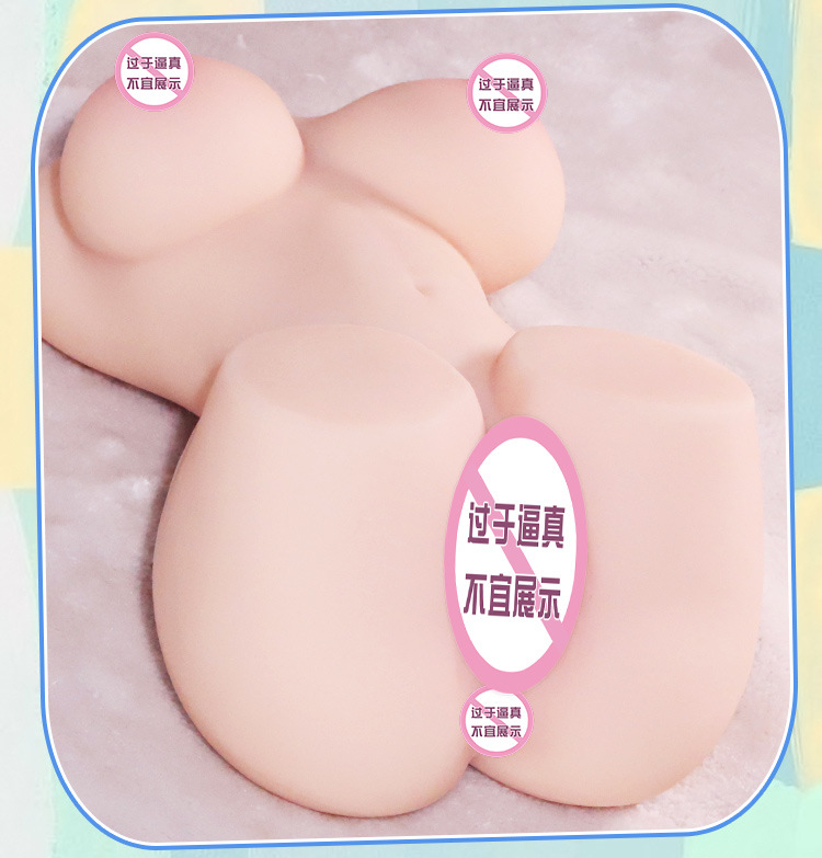 Jiuai Half-Body TPE Male Masturbator with Realistic Mold, Manual Adult Toy — detail image 19