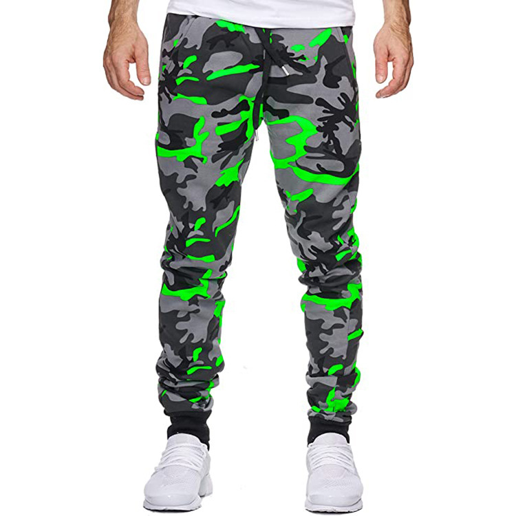 Cross Mirror Nuovo Autunno Inverno Vendita calda Uomo Casual Camouflage Vita media Alta elasticità Stampato Tessuto elasticizzato Spot Sport Pantaloni da jogging_voghion.com