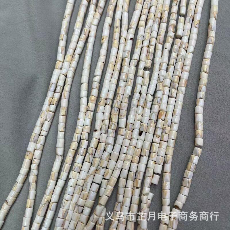 フィリピン海水シェル 5-7 ミリメートルスペーサーラウンド宝物天然シェル DIY 衣類ジュエリーアクセサリー材料卸売|undefined