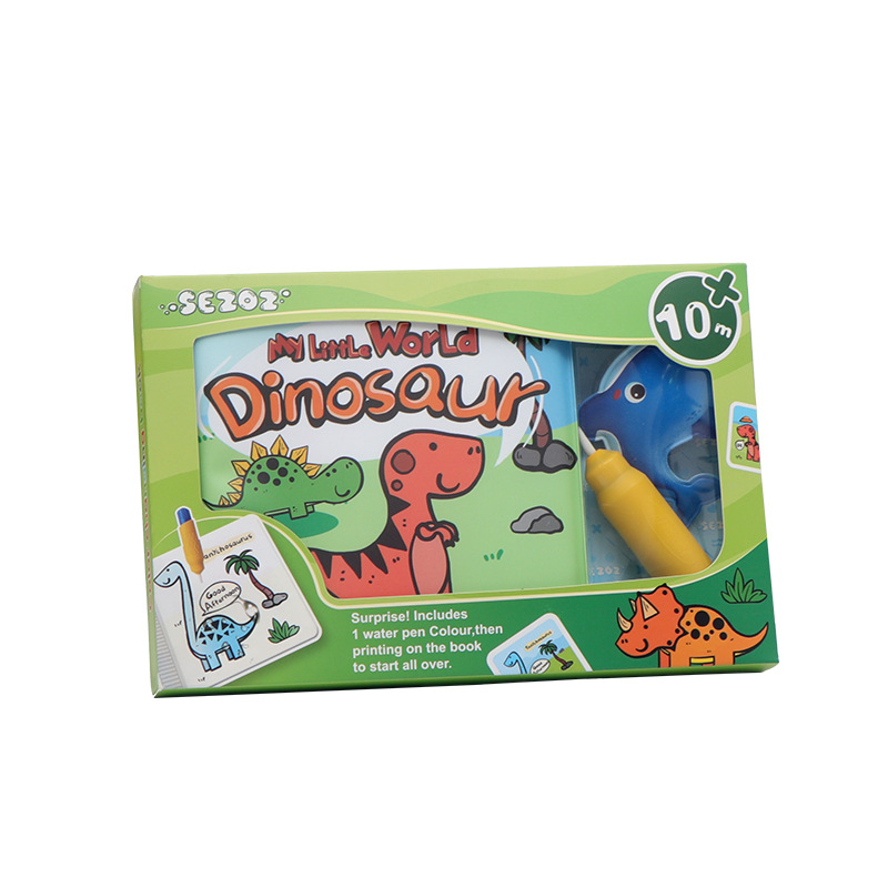 SEZOZ cambio de agua de Baño Libro mágico cambio de color Eva libro de tela educativa educación temprana libro de pintura de agua 0-3 años de edad juguetes infantiles