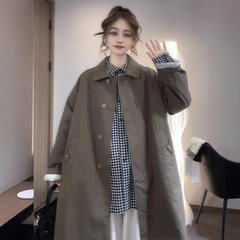 欧货港风复古工装风衣外套女2025秋季新款时尚百搭中长款显瘦上衣
