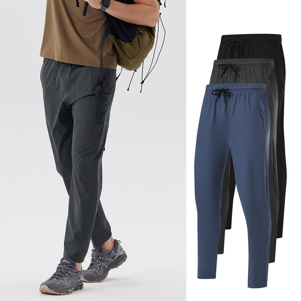 lulu pantalones deportivos elásticos pantalones de secado rápido pantalones de entrenamiento fitness pantalones de entrenamiento al aire libre pantalones casuales transfronterizos