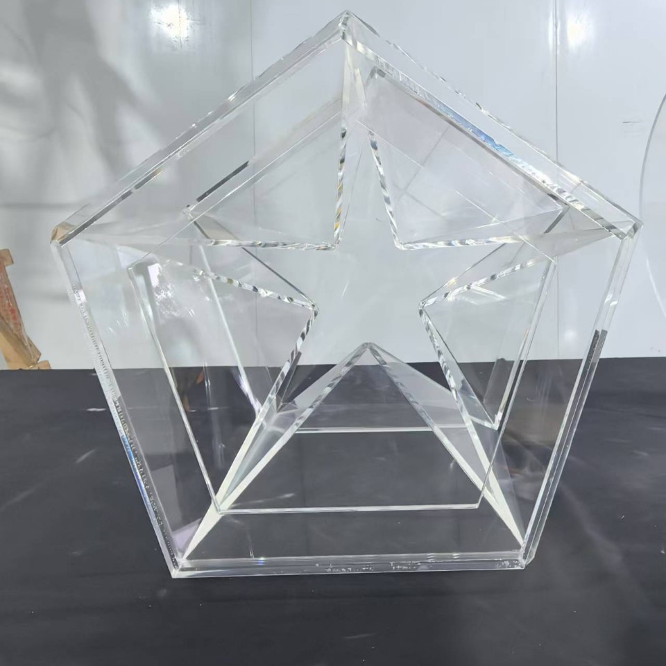 亚克力透明异形鱼缸宠物鱼水族缸工艺品展示防尘罩有机玻璃收纳盒