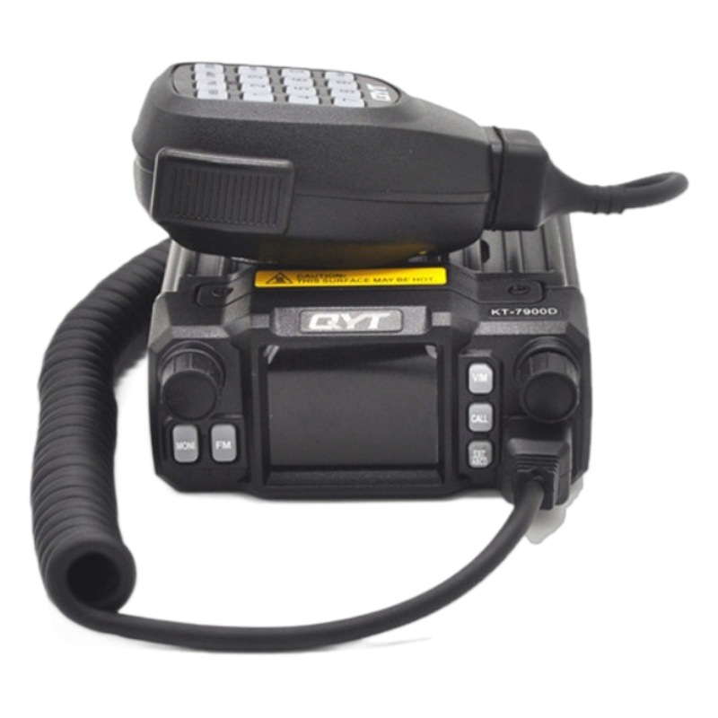 Quanyitong QYT KT-7900D de cuatro secciones de pantalla a color chino de cuatro secciones de 25W de cuatro secciones de espera mini coche plataforma de cuatro secciones Doble