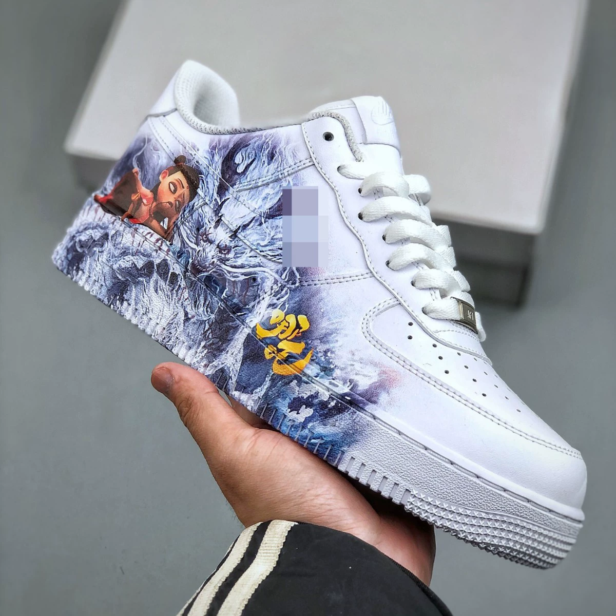 Putian Air Force One AF1 совместно с Nafa Demon Spotic и повседневная обувь AJ мужская обувь низкая банда маленькая белая обувь женская модель