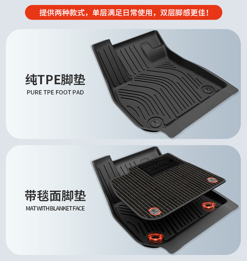 Suitable for Buick New Regal, Lacrosse, Envision Plus, and Other Special Vehicles, Tpe Car Floor Mats and Vehicle Accessories