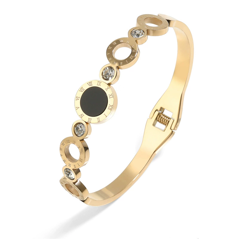 (Cross-border trading), bracelet stainless steel, jewelry, European style, simple and elegant design