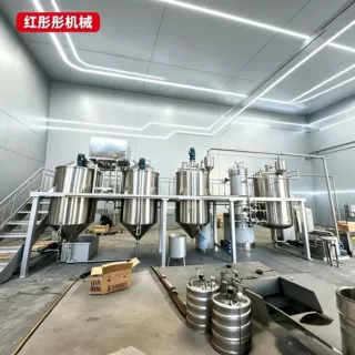 2 吨榨油生产线 食用油山桐子棕榈油胡麻籽榨油生产线 精炼设备