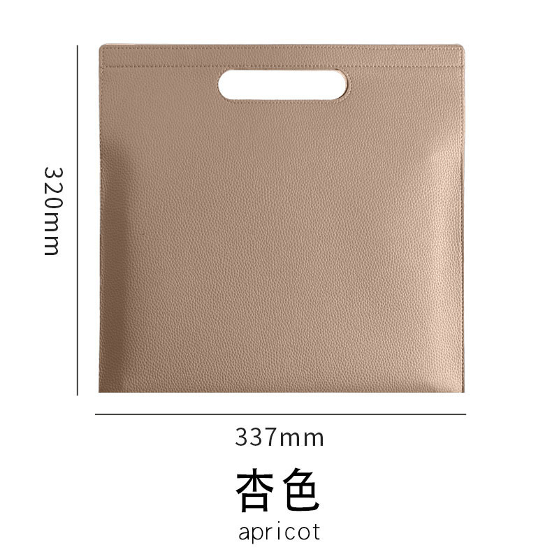 卸売 A4 レザー磁気バックルファイルバッグ大容量収納ファイルバッグ A5PU レザービジネスオフィス会議情報バッグ|undefined