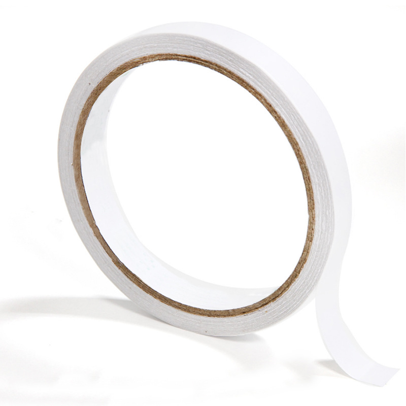 Adhesivo de doble cara de alta viscosidad de fusible en caliente estudiantes blancos desgarrados mano fuerte fabricante de cinta adhesiva de doble cara al por mayor suministros de oficina transparentes