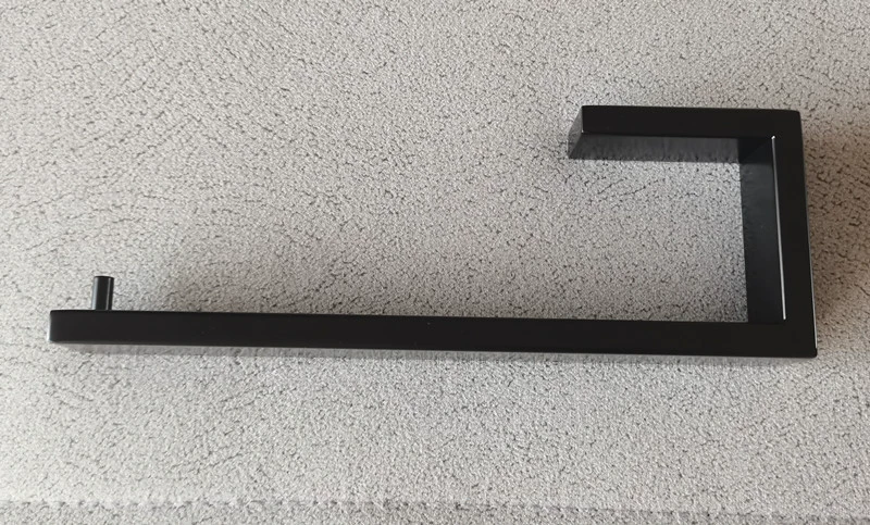 Черное полотенце/халат? нет: Black towel stainless steel, pendant, Germany, stainless steel AISI 304