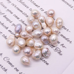 跨境热卖天然淡水珍珠无孔散珠白色不规则爱迪生珍珠 DIY饰品配件