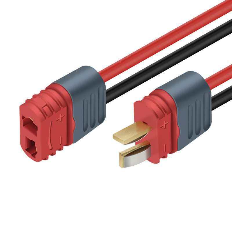Genuine Am—1015Em/F Anti-Slip T-Plug Lithium Battery Self-Locking Power Extension Cable for Model Aircraft, Cars, and Boats