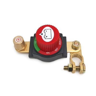 New high-current brass battery pole power-off conjoined switch car modification extension accessories knob detachable (Power supply, ignition system accessories) - c71002-positive-pole