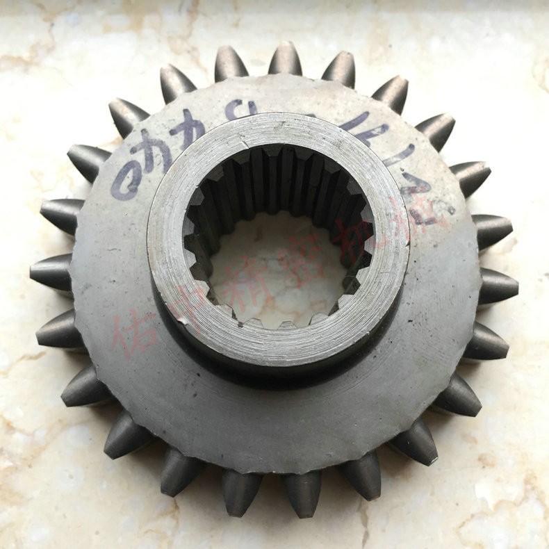 挤出机齿轮 机械斜齿轮精密主动外齿轮 花键轴非标小齿轮加工