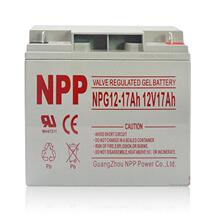NPP耐普12V17AH鉛酸免維護UPS電源蓄電池充電電瓶 NPG12-17AH