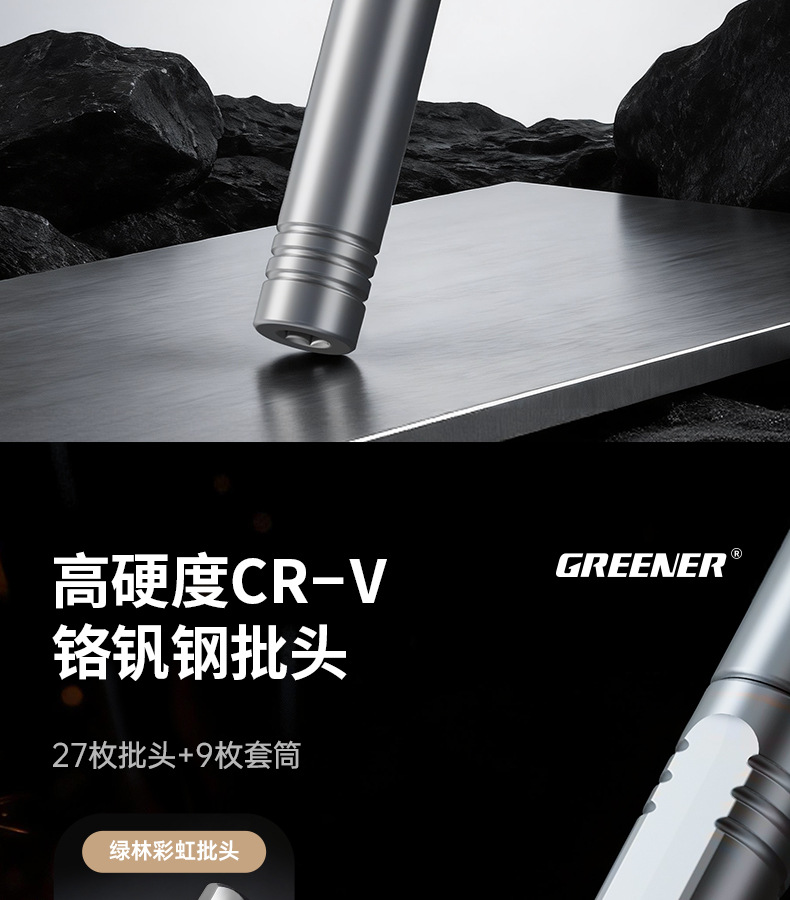 Lvlin Ratchet Screwdriver Combination Set, Multi-Function High Hardness Bi-Directional Bent Head Universal Tool Ratchet Wrench