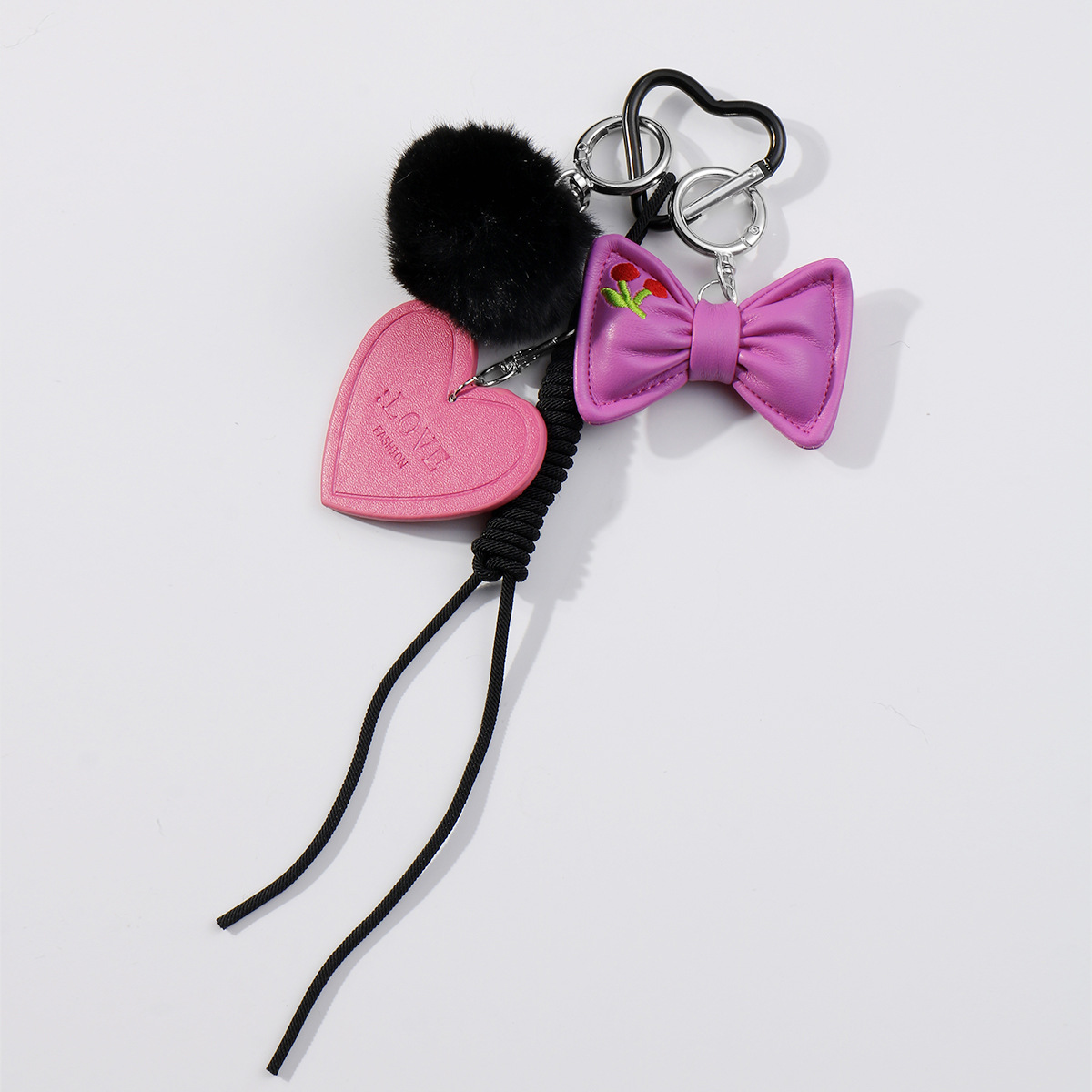 1 Piece Romantic Series Sweet Bow Knot Resin Women's Bag Charms h5 Picture7