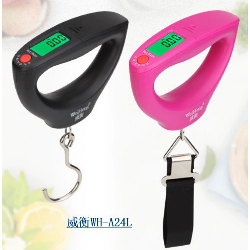 A24 Портативные весы с крючком и поперечной ручкой с подсветкой Портативные весы в английском стиле Электронные весы 50 кг