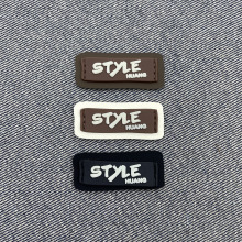 PVC皮组合立体字背包童鞋裤子潮牌宠物服装辅料装饰标牌