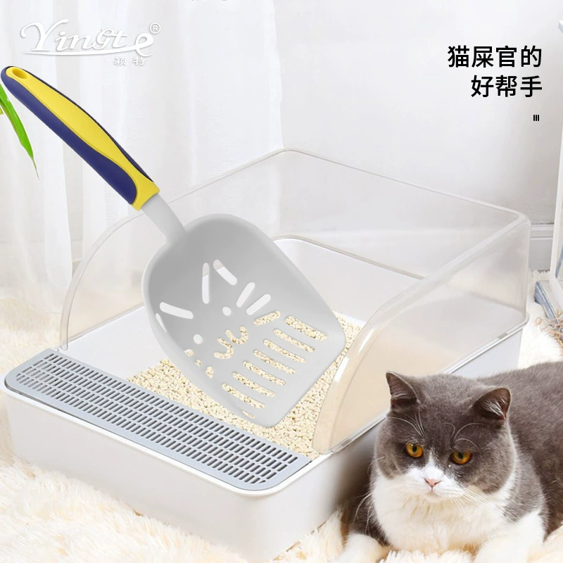 Лопатка для кошачьего туалета, фильтр для наполнителя, инструмент для уборки кошачьих отходов, металлические зоотовары, лопатка для кошек, уборка за животными