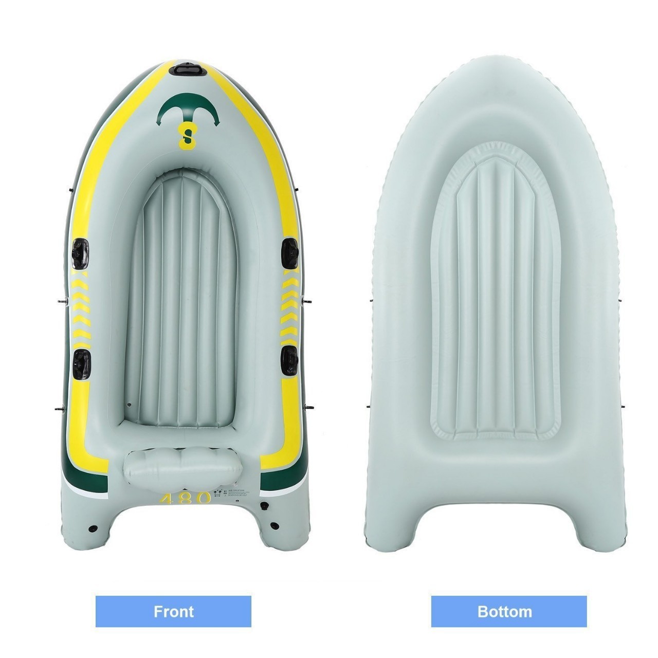 Factory cross-border new PVC inflatable boat, small inflatable motorboat, outdoor water canoe, inflatable floating boat 5