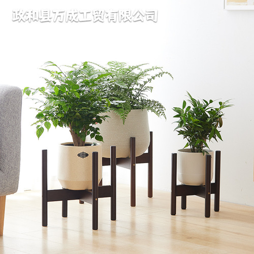 Nordic planter stand cross small flower stand floor-standing shelf balcony living room pothos planter stand one-piece dropshipping