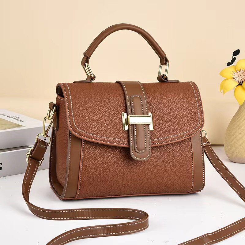 Fabricante retro simple bolso de mano atmosférico de todo fósforo bolso de hombro bolso de mujer al por mayor textura bolso de mensajero bags