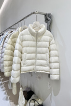 韩版排骨立领棉服女装冬季新款小个子简约短款面包服通勤风外套