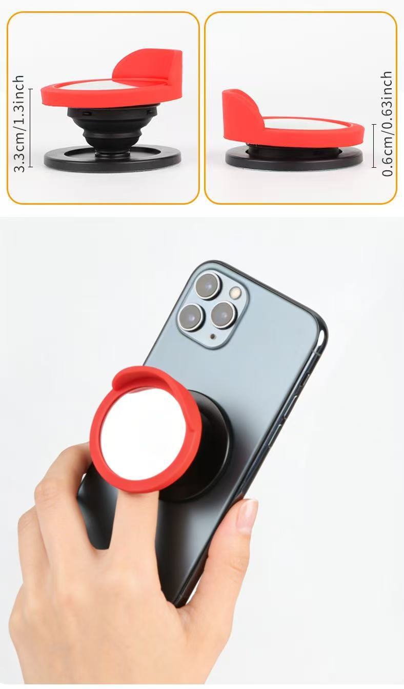 Magsafe Mobile Phone Selfie Mirror Magnetic Suction Cup Holder Suitable for iPhone Photo and Video Assistance Convex Mirror