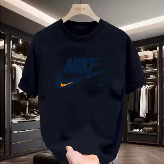 Brand Selection, 10% Discount Zone, Billion Subsidy, Short Sleeve T-shirt, Loose Crewneck Heavy T-shirt for Men and Women