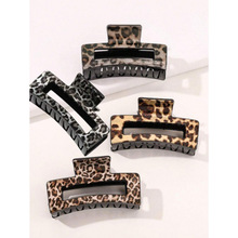 C 73367 Leopard Print Large Hair Claw �������ʴ��ץ��