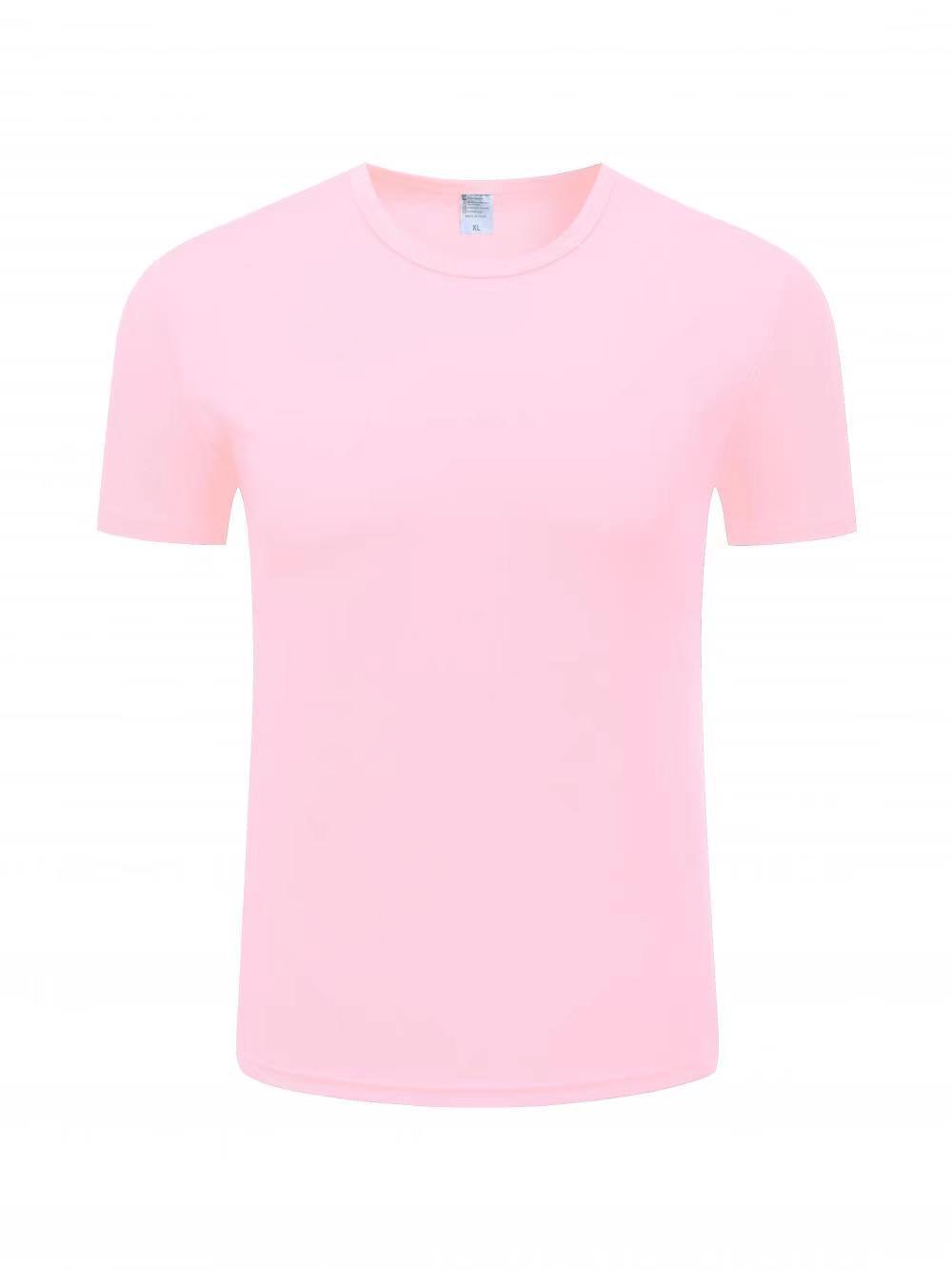130 gramos de secado rápido camiseta de cuello redondo impresión logotipo de manga corta2025 camiseta publicitaria personalizada de verano ropa de grupo para hombres y mujeres