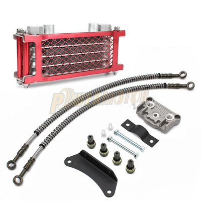cooling oil cooling off-road motorcycle – Soyutma sisteminin digər hissələri - red-l-bracket-large-side-cover