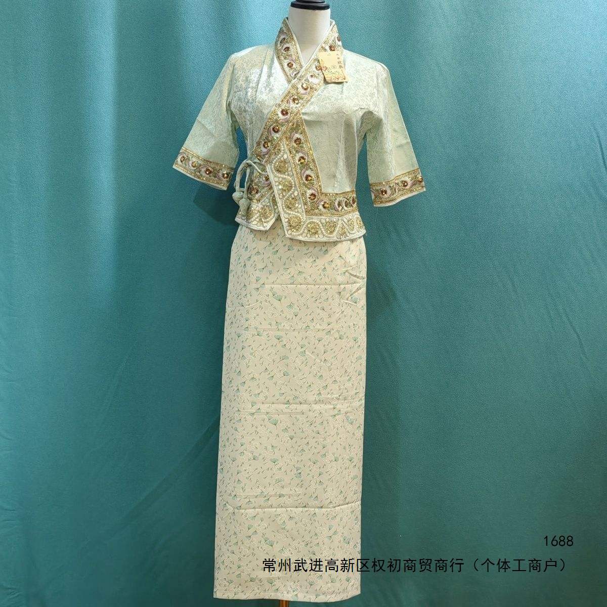 新款传统傣装西双版纳傣族服装新品显瘦日常气质服饰写真套装民族