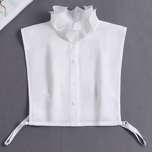Fake collar women's multi-functional all-match fake collar spring, autumn and winter women's sweater decorative stand collar shirt collar chiffon fake collar
