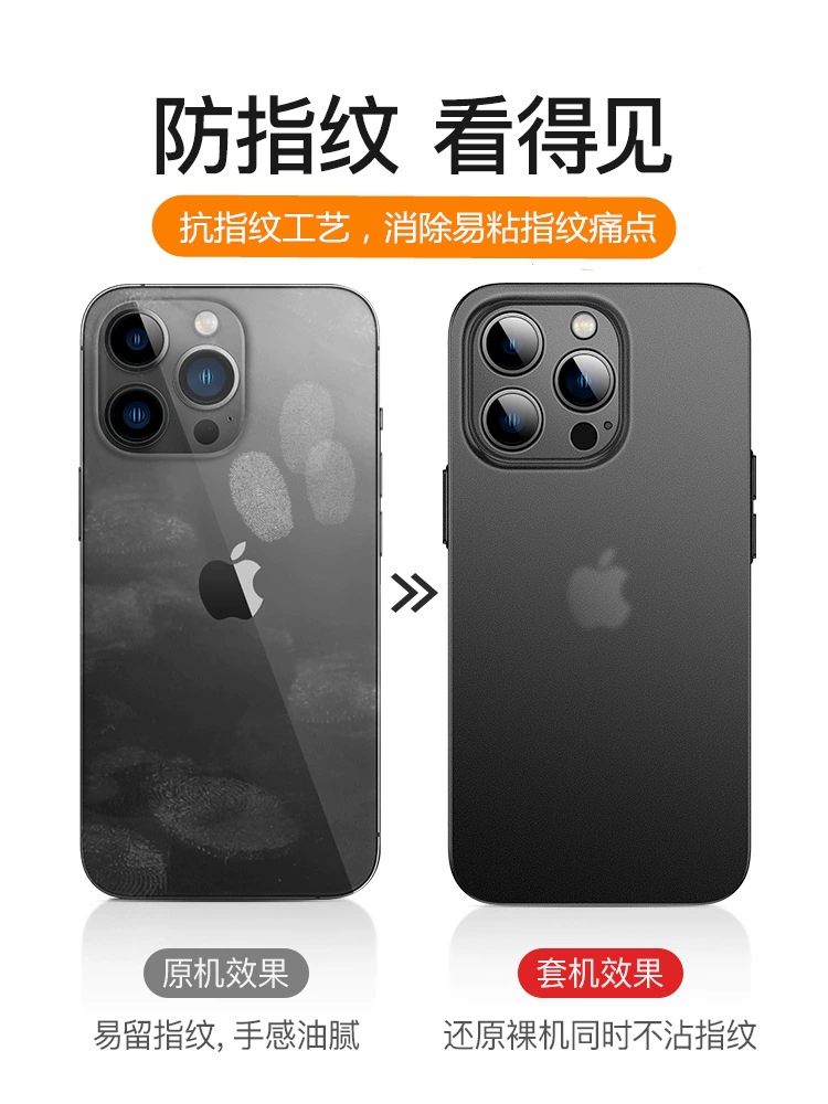 Прозрачный ультратонкий матовый чехол для телефона совместимый с Apple, защитный для iPhone 14, iPhone, 14Promax, стиль высокого качества