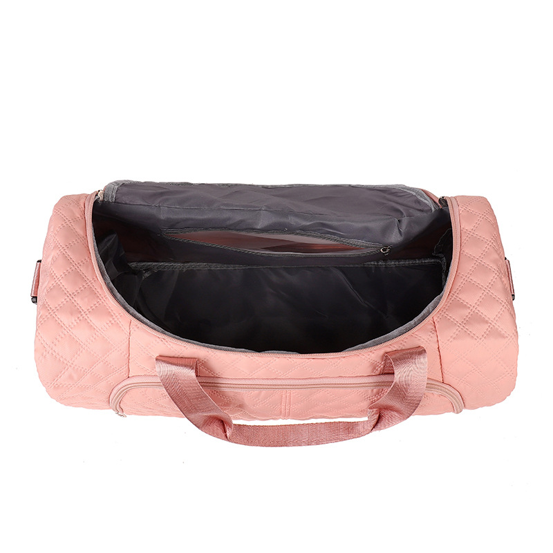 Bolsa de viaje de separación seca y húmeda de color sólido de gran capacidad, bolsa de viaje al aire libre, bolsa de equipaje de almacenamiento de ocio de todo fósforo al por mayor