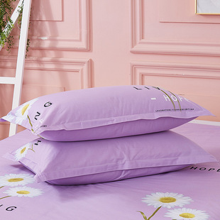 [Jia Yi Lian] new pure cotton pillowcase no Pilling no fading factory direct household bed pillowcase 32