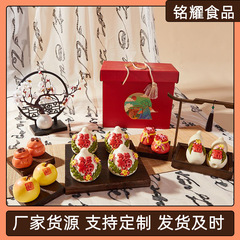 蒸しパンと花饅頭、一般特製花饅頭と花巻、誕生日ギフトボックス、空箱、在庫あり、カスタマイズ可能、印刷可能