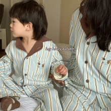 大小卷 Hey honey儿童亲子款舒适棉毛家居服套装秋冬睡衣两件套