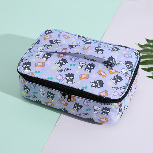 New cartoon large waterproof square insulated bag lunch bag fresh ice bag student lunch box bag picnic bag
