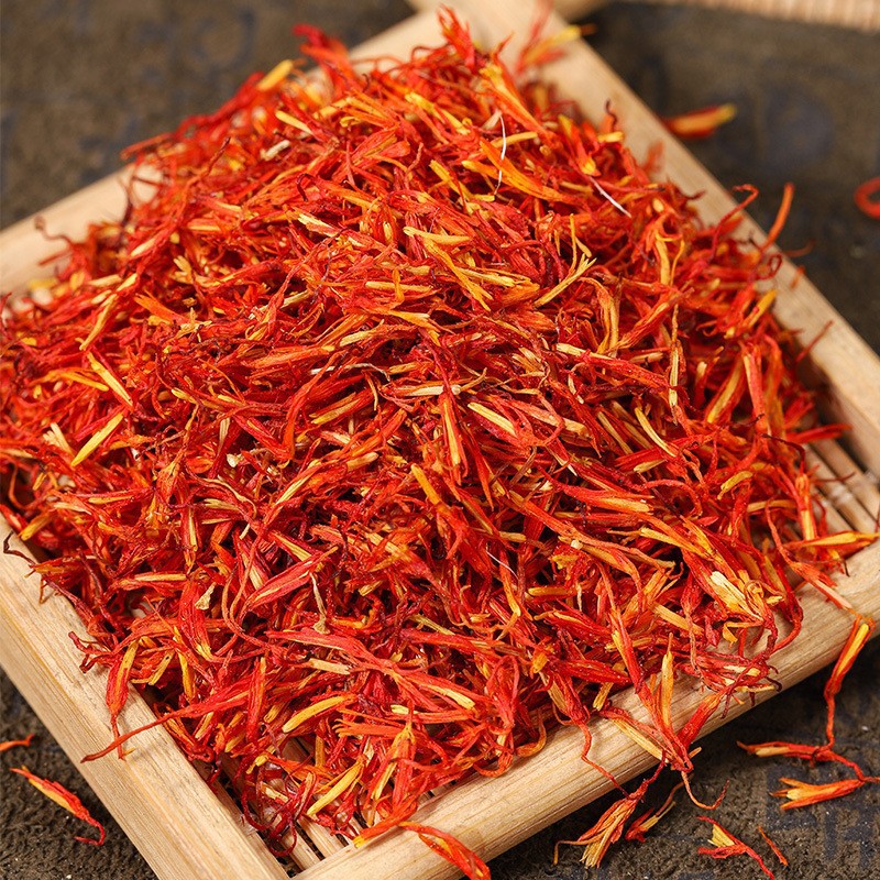 Safflower Hong Hua Dried Flower Petals 500g Xinjiang Herbal Tea Wine and Foot Soak Ingredient key features