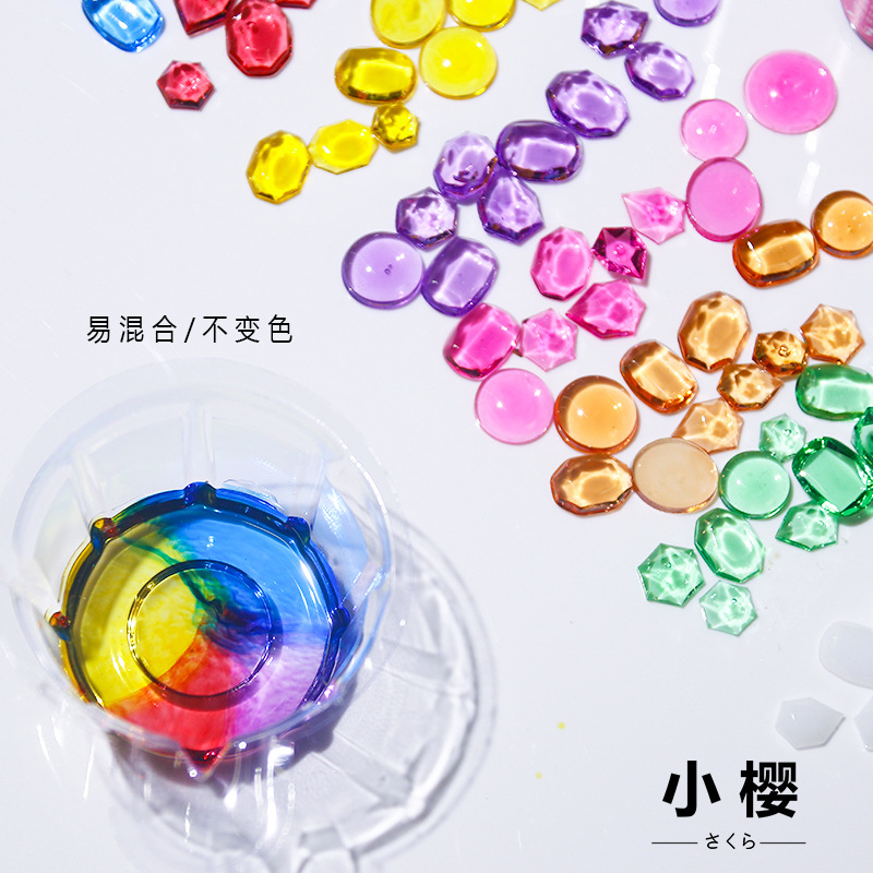 跨境亞馬遜開蓋即用無氣味高透色精diy滴膠uv滴膠調色顏料色精