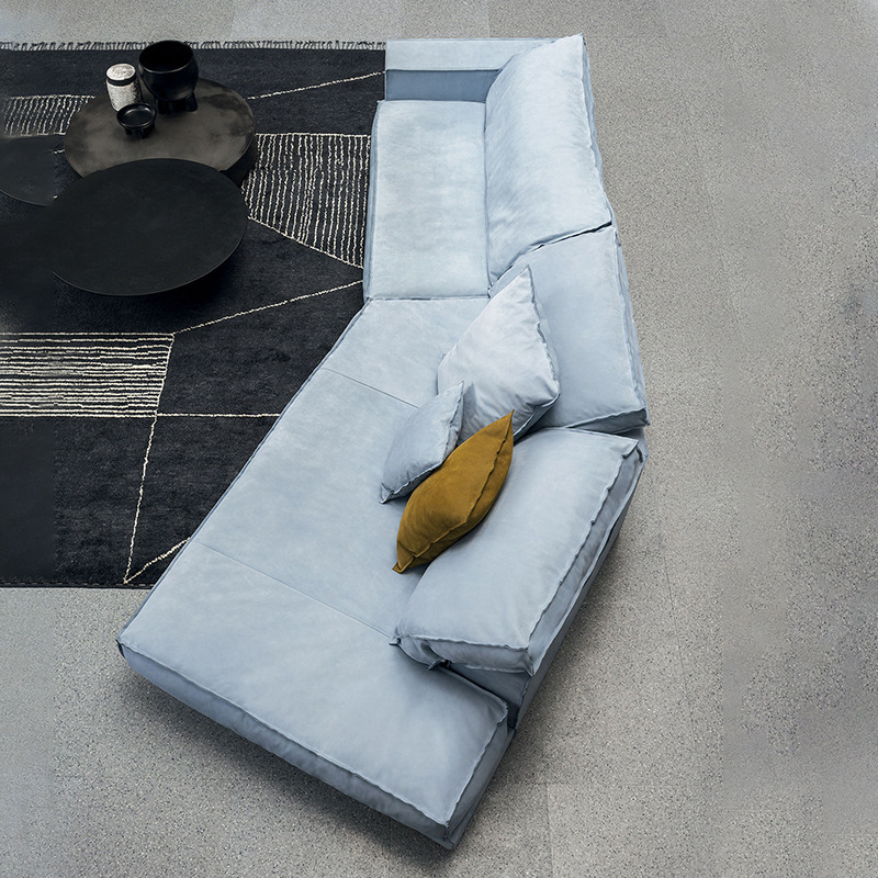 Italiano Baxter esmerilado sofá de tela sala de estar especial en forma de sofá esquina concubina Imperial Gran apartamento tecnología tela sofá muebles